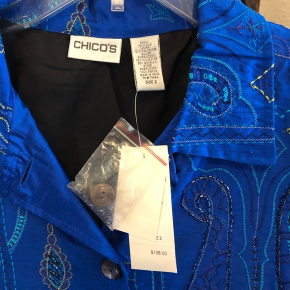 Chico’s Vintage Jacket - Picture 3 of 5